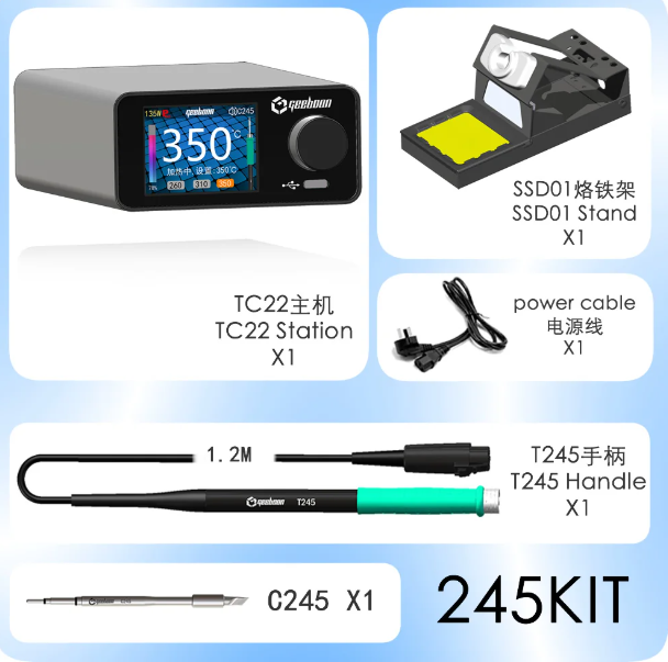 مجموعة محطة اللحام TC22 بقدرة  - مراجعة Electronics Repair In Usa وسعره