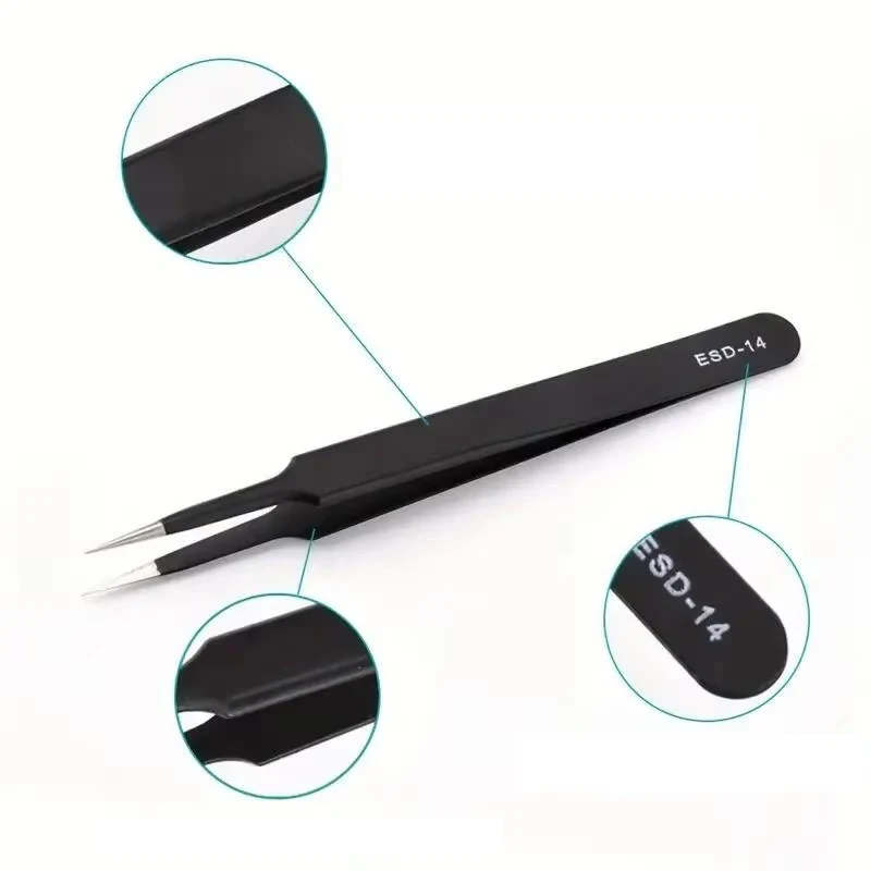 مجموعة ملاقط دقيقة طويلة مكونة - مراجعة Electronics Repair Tools وسعره