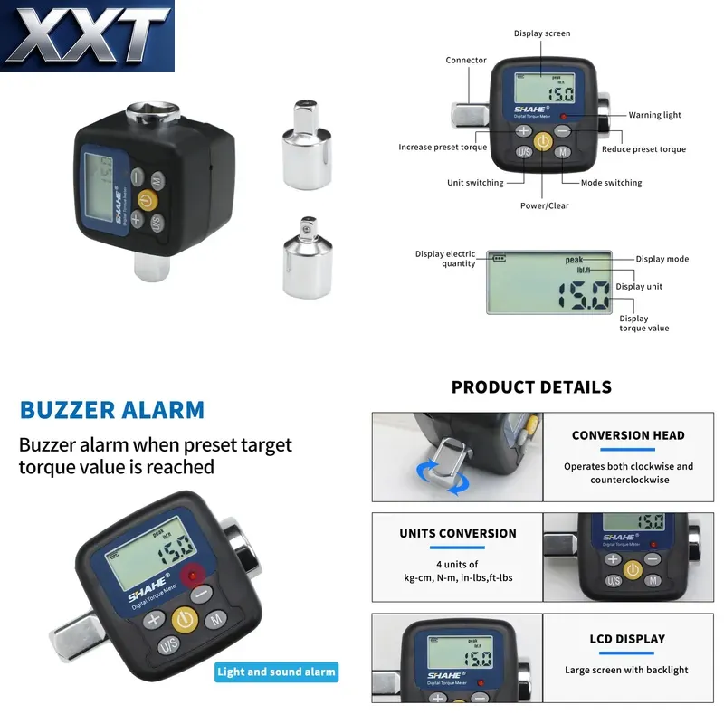 مفتاح عزم رقمي XXT Shahe مع مح - مراجعة Electronics Repair In Usa وسعره